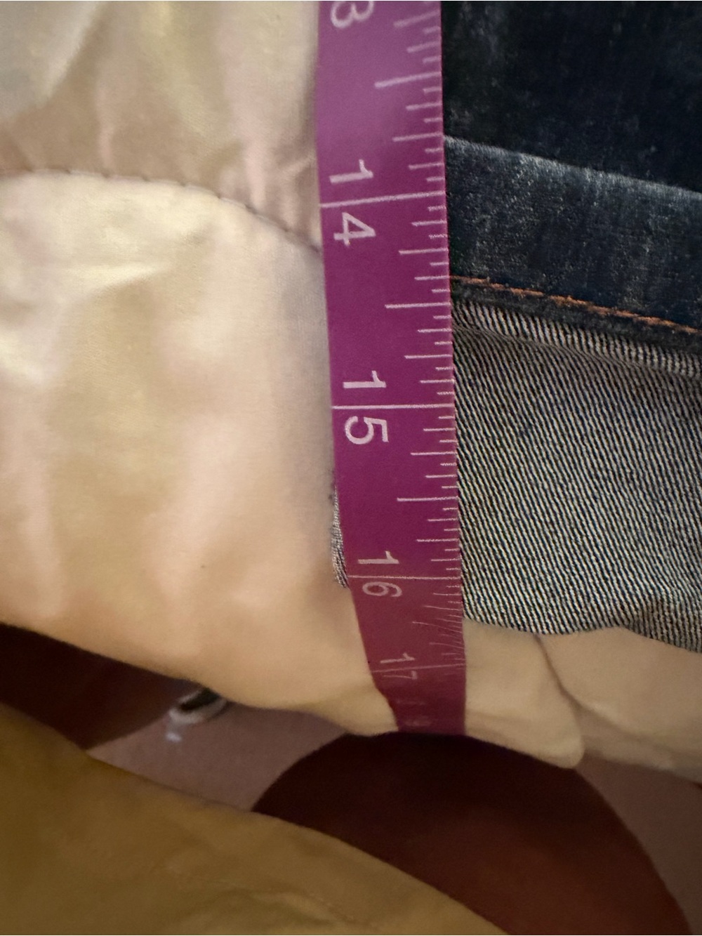 Gloria Vanderbilt Amanda Capri Jeans Women 16 Blue All Around Slimming Cuffed - Picture 12 of 12